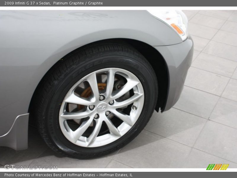 Platinum Graphite / Graphite 2009 Infiniti G 37 x Sedan