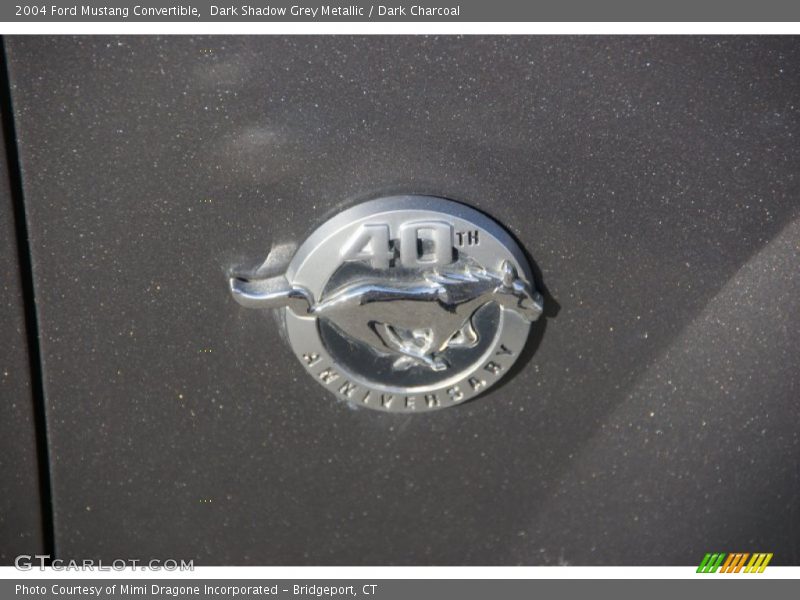 Dark Shadow Grey Metallic / Dark Charcoal 2004 Ford Mustang Convertible