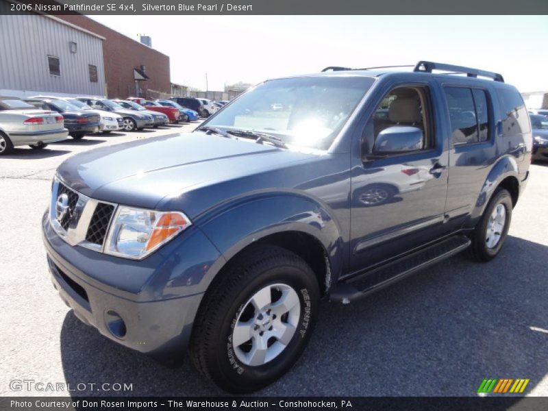 Silverton Blue Pearl / Desert 2006 Nissan Pathfinder SE 4x4