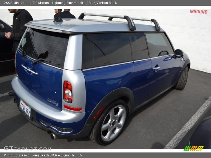 Lightning Blue Metallic / Blue/Carbon Black 2008 Mini Cooper S Clubman
