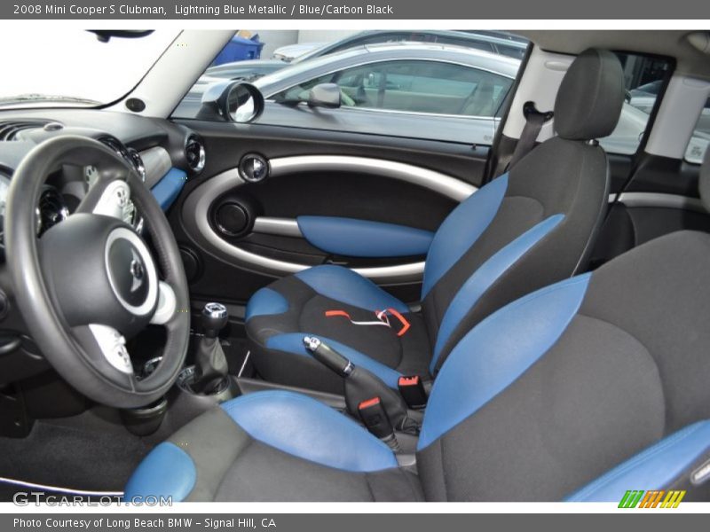 2008 Cooper S Clubman Blue/Carbon Black Interior