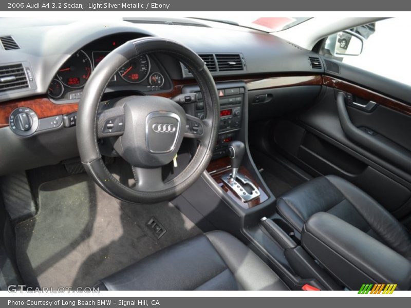 Light Silver Metallic / Ebony 2006 Audi A4 3.2 Sedan
