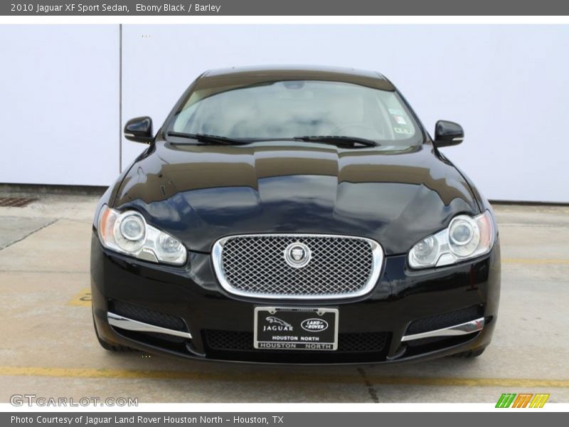 Ebony Black / Barley 2010 Jaguar XF Sport Sedan