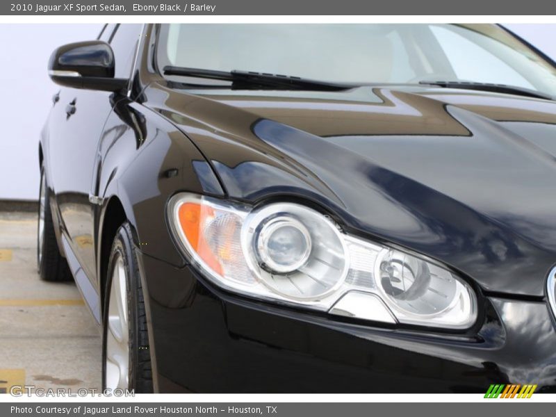 Ebony Black / Barley 2010 Jaguar XF Sport Sedan