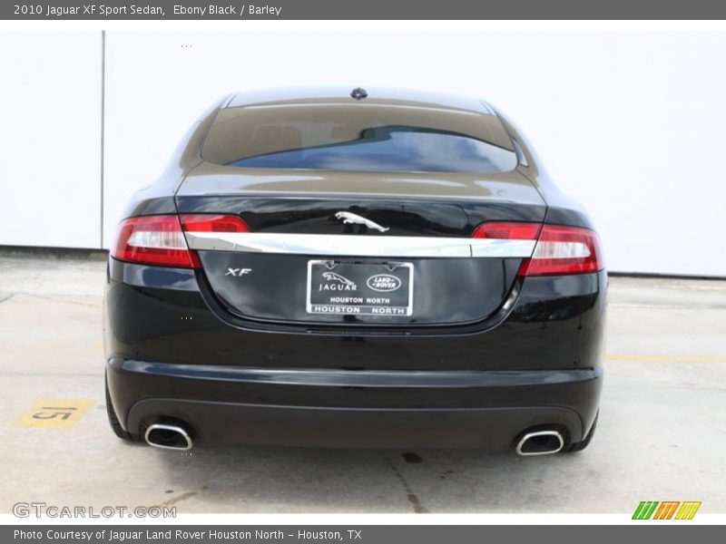 Ebony Black / Barley 2010 Jaguar XF Sport Sedan