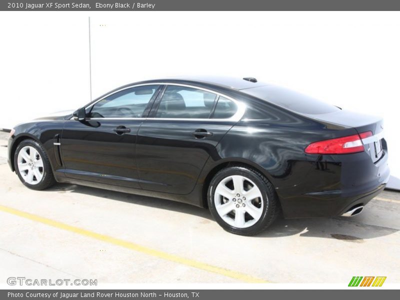 Ebony Black / Barley 2010 Jaguar XF Sport Sedan