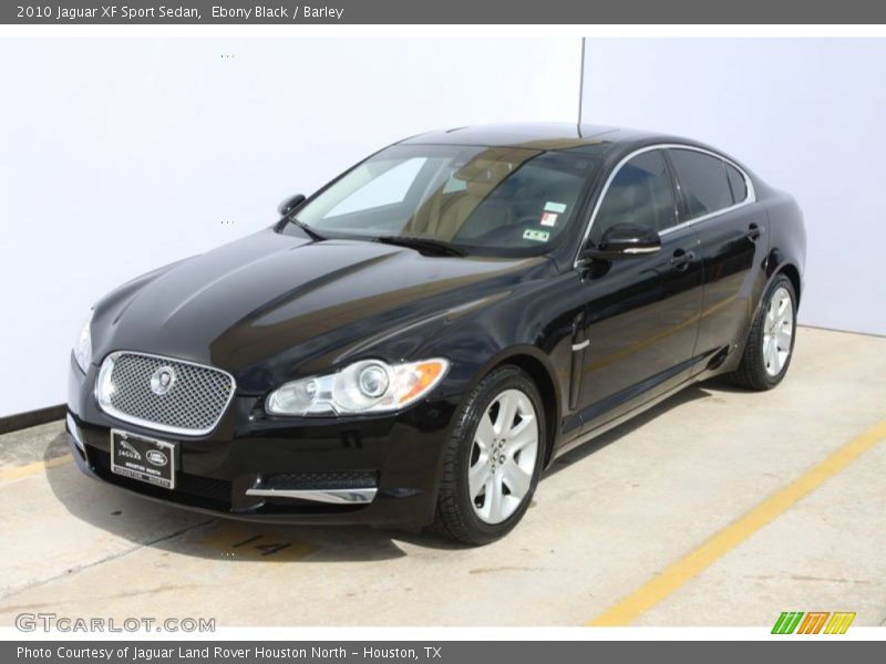 Ebony Black / Barley 2010 Jaguar XF Sport Sedan