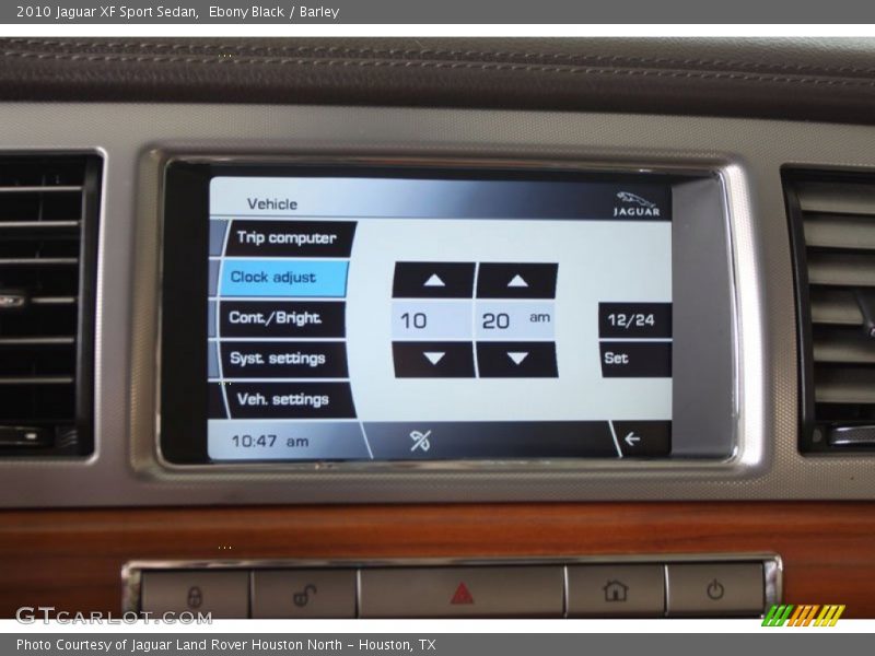 Ebony Black / Barley 2010 Jaguar XF Sport Sedan