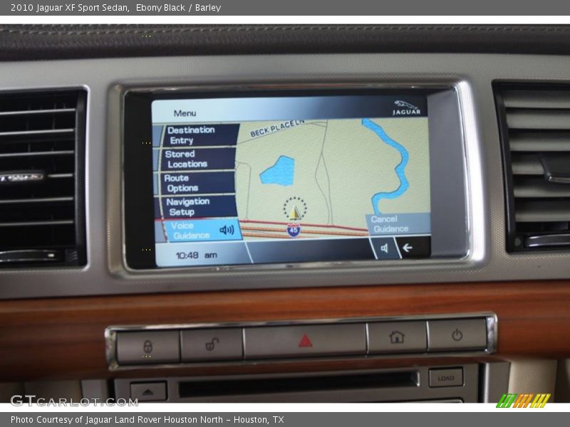 Navigation of 2010 XF Sport Sedan