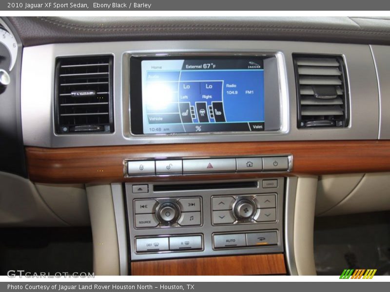 Ebony Black / Barley 2010 Jaguar XF Sport Sedan