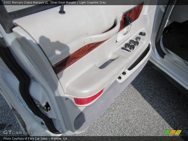 Silver Frost Metallic / Light Graphite Grey 2002 Mercury Grand Marquis LS