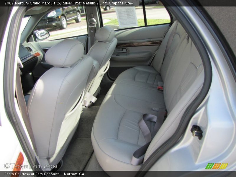 Silver Frost Metallic / Light Graphite Grey 2002 Mercury Grand Marquis LS