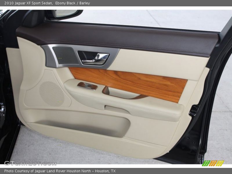 Ebony Black / Barley 2010 Jaguar XF Sport Sedan