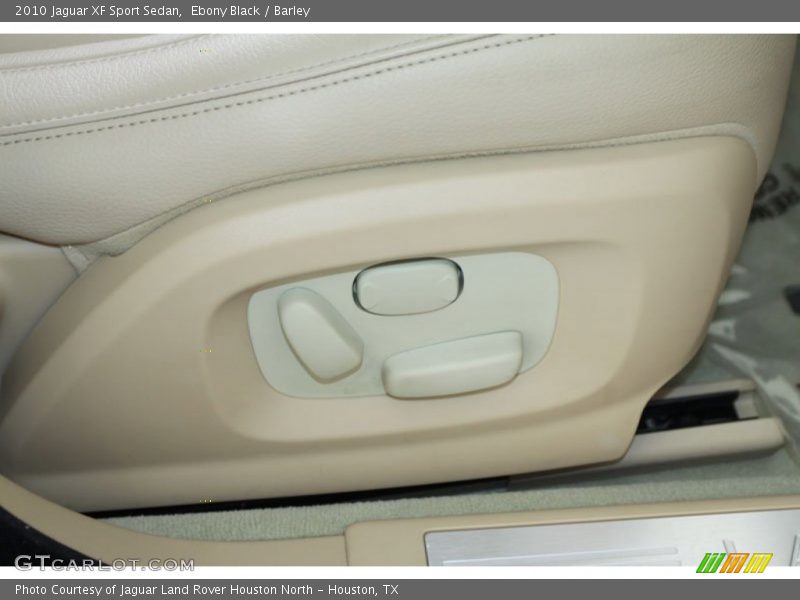 Ebony Black / Barley 2010 Jaguar XF Sport Sedan