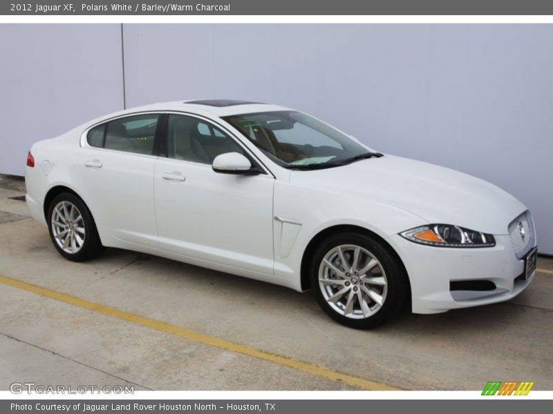 Polaris White / Barley/Warm Charcoal 2012 Jaguar XF
