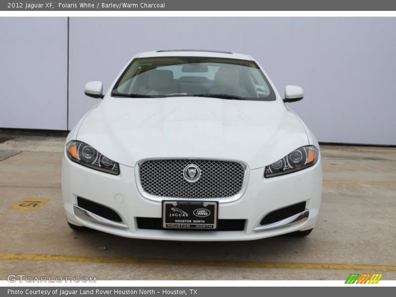 Polaris White / Barley/Warm Charcoal 2012 Jaguar XF