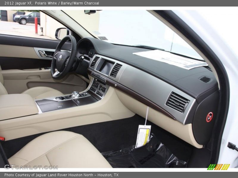 Polaris White / Barley/Warm Charcoal 2012 Jaguar XF