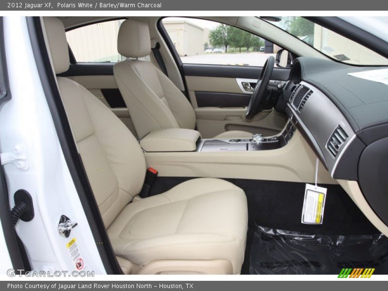 Polaris White / Barley/Warm Charcoal 2012 Jaguar XF