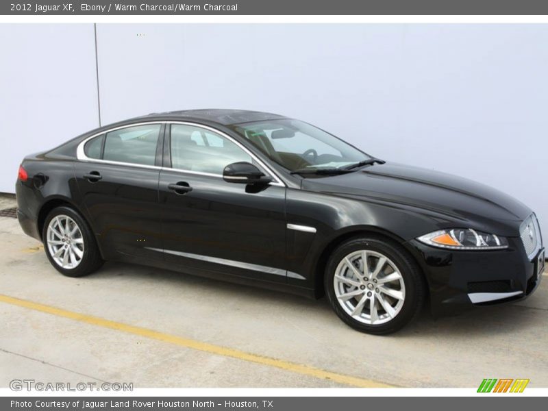 Ebony / Warm Charcoal/Warm Charcoal 2012 Jaguar XF
