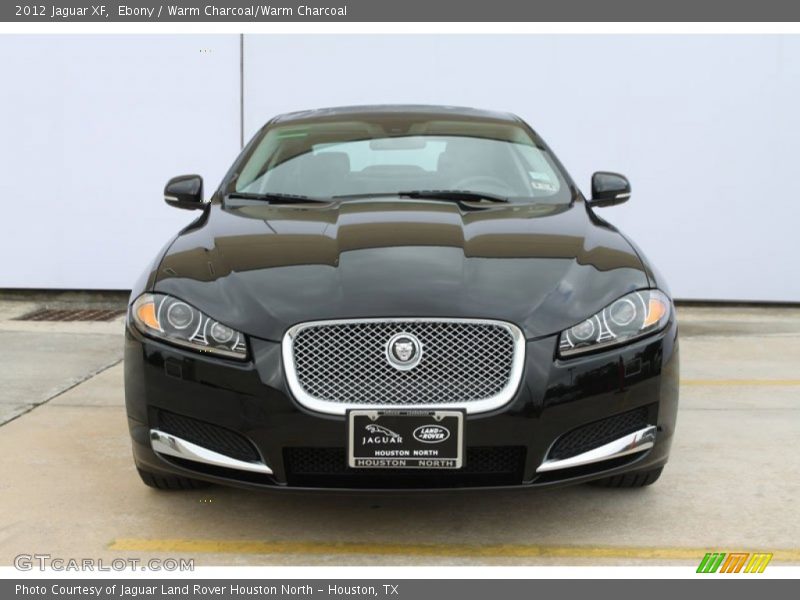 Ebony / Warm Charcoal/Warm Charcoal 2012 Jaguar XF
