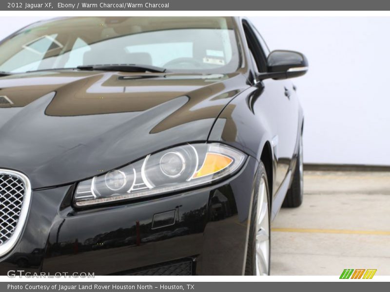 Ebony / Warm Charcoal/Warm Charcoal 2012 Jaguar XF