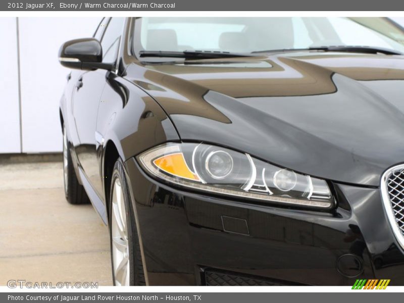 Ebony / Warm Charcoal/Warm Charcoal 2012 Jaguar XF