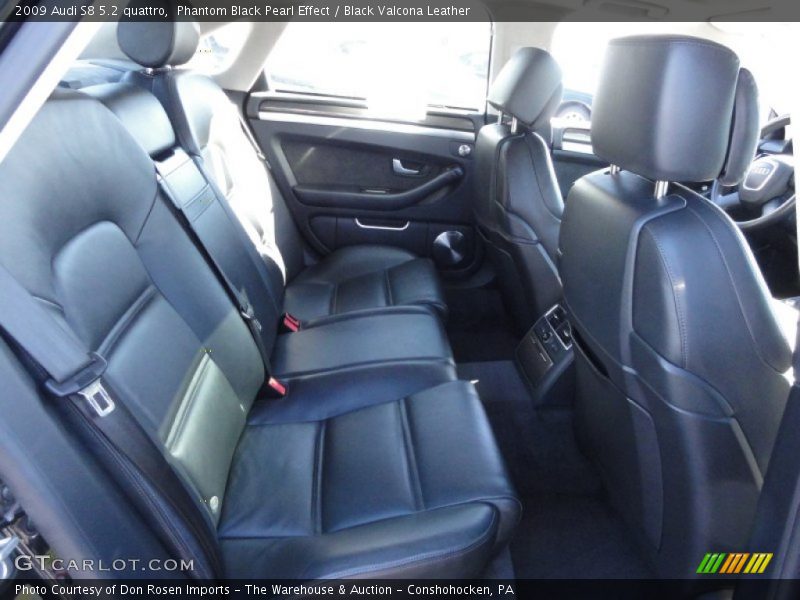Phantom Black Pearl Effect / Black Valcona Leather 2009 Audi S8 5.2 quattro
