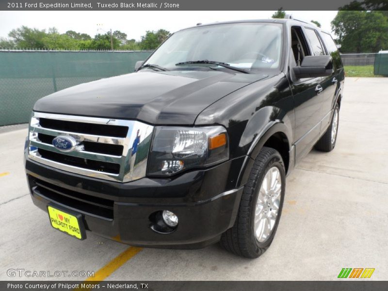 Tuxedo Black Metallic / Stone 2011 Ford Expedition Limited