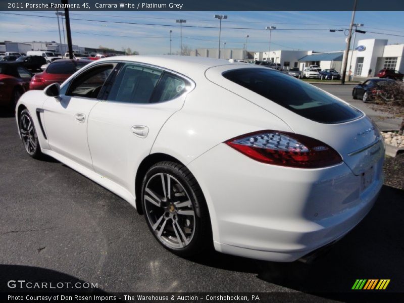 Carrara White / Platinum Grey 2011 Porsche Panamera 4S