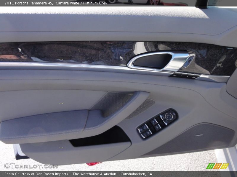 Carrara White / Platinum Grey 2011 Porsche Panamera 4S