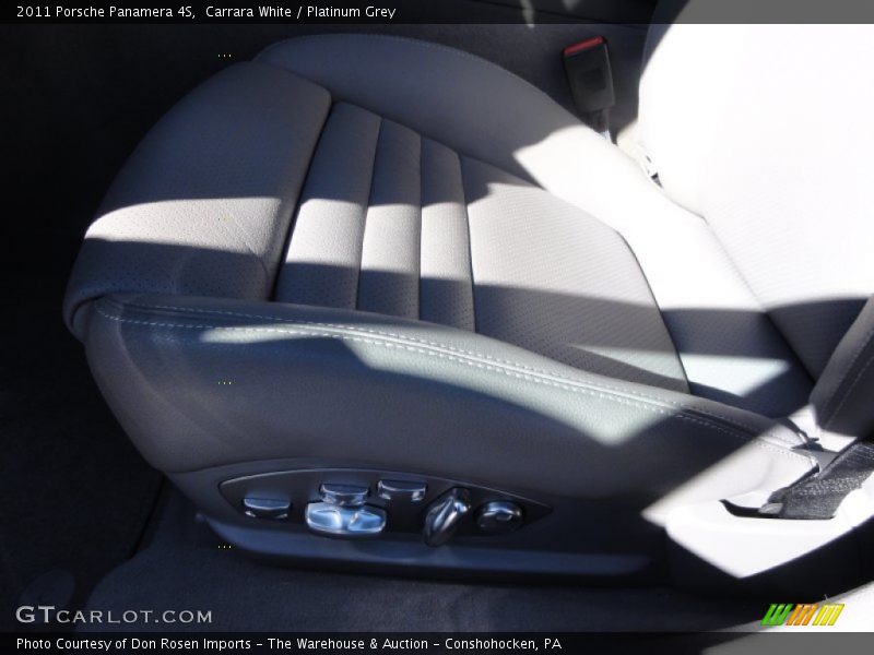 Carrara White / Platinum Grey 2011 Porsche Panamera 4S