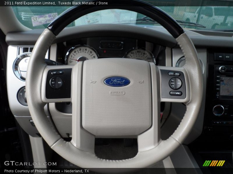 Tuxedo Black Metallic / Stone 2011 Ford Expedition Limited