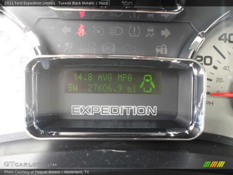 Tuxedo Black Metallic / Stone 2011 Ford Expedition Limited