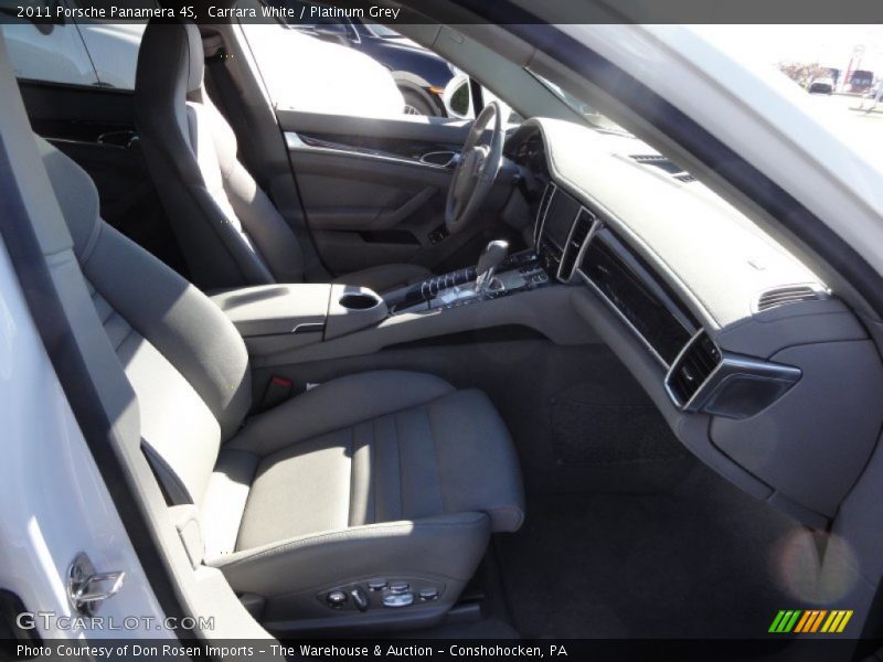 Carrara White / Platinum Grey 2011 Porsche Panamera 4S