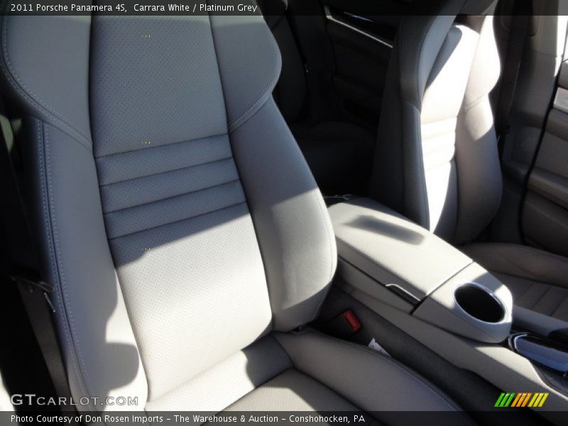 Carrara White / Platinum Grey 2011 Porsche Panamera 4S
