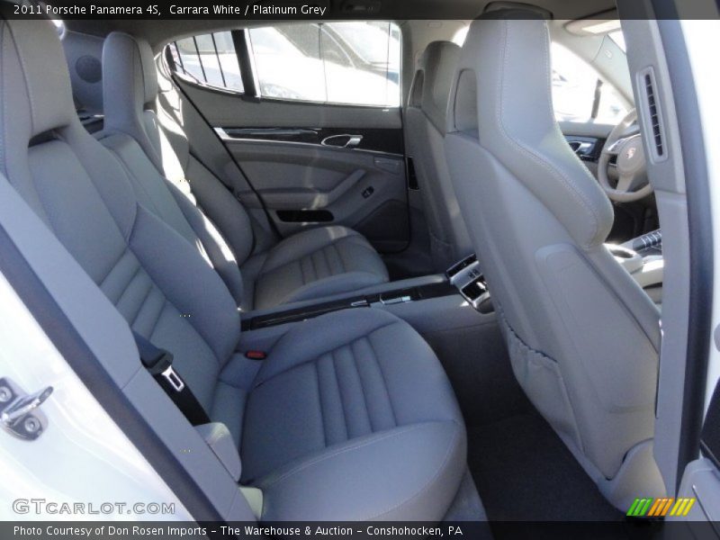 Carrara White / Platinum Grey 2011 Porsche Panamera 4S