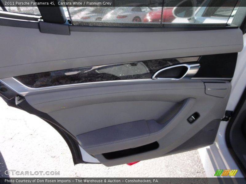 Carrara White / Platinum Grey 2011 Porsche Panamera 4S