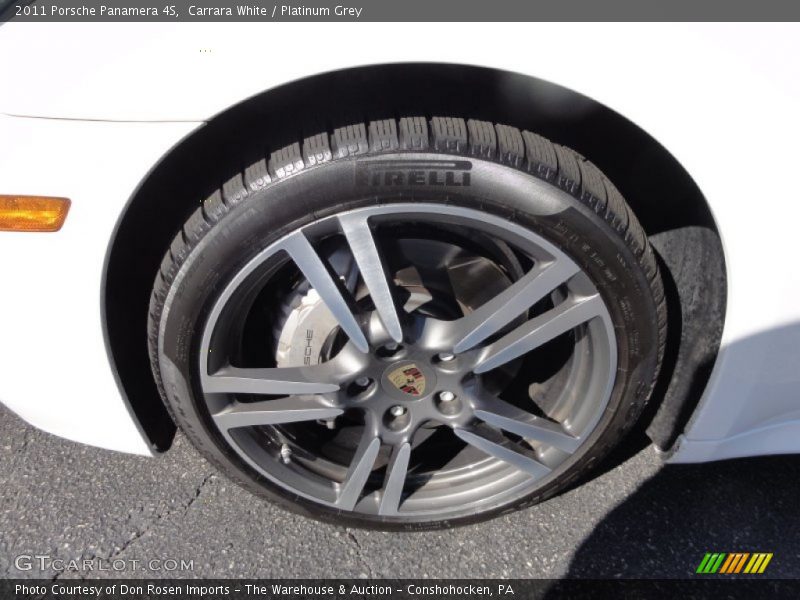 Carrara White / Platinum Grey 2011 Porsche Panamera 4S