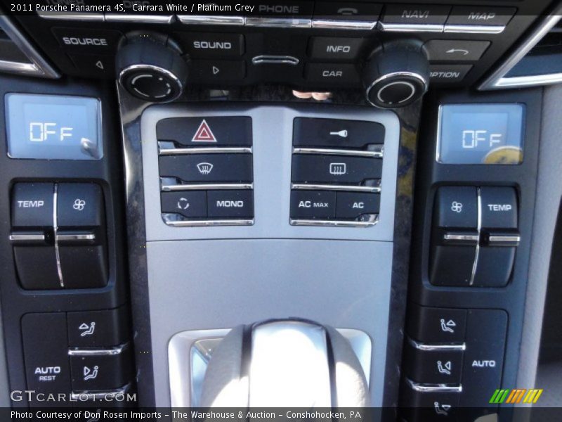 Carrara White / Platinum Grey 2011 Porsche Panamera 4S