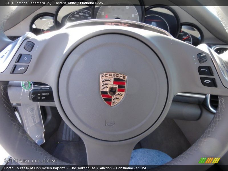 Carrara White / Platinum Grey 2011 Porsche Panamera 4S