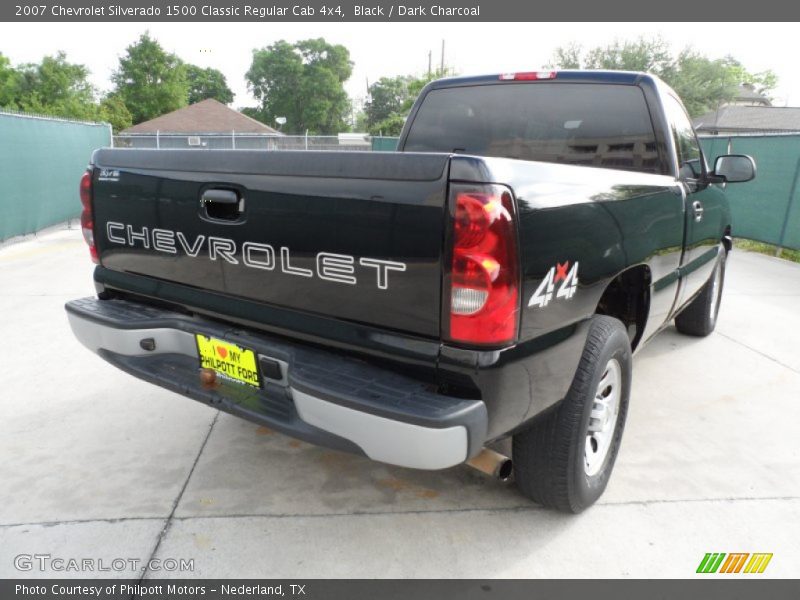 Black / Dark Charcoal 2007 Chevrolet Silverado 1500 Classic Regular Cab 4x4