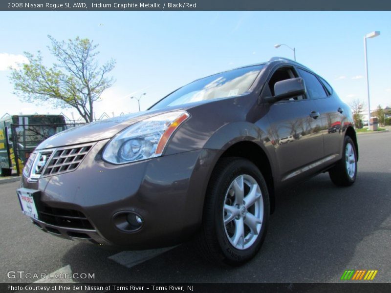 Iridium Graphite Metallic / Black/Red 2008 Nissan Rogue SL AWD