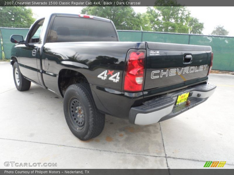Black / Dark Charcoal 2007 Chevrolet Silverado 1500 Classic Regular Cab 4x4