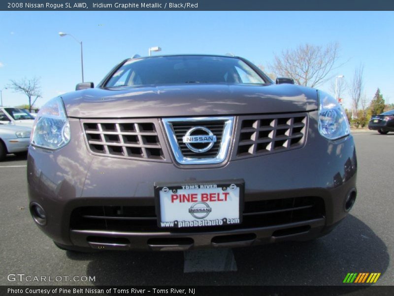 Iridium Graphite Metallic / Black/Red 2008 Nissan Rogue SL AWD