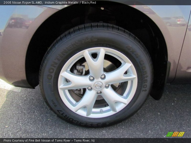 Iridium Graphite Metallic / Black/Red 2008 Nissan Rogue SL AWD