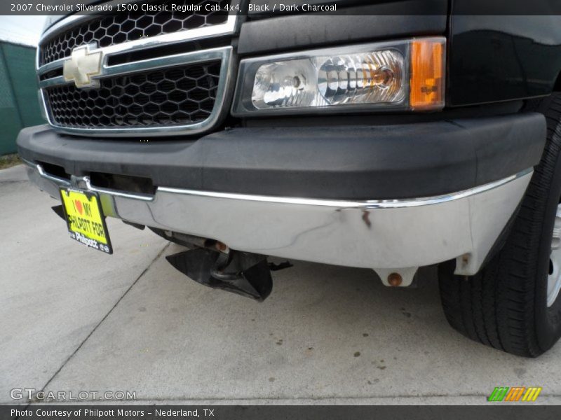 Black / Dark Charcoal 2007 Chevrolet Silverado 1500 Classic Regular Cab 4x4