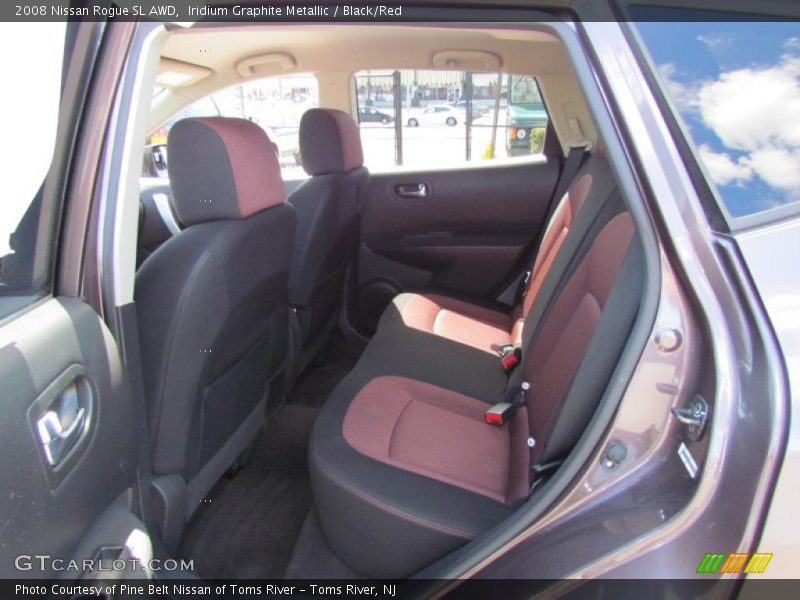 Iridium Graphite Metallic / Black/Red 2008 Nissan Rogue SL AWD