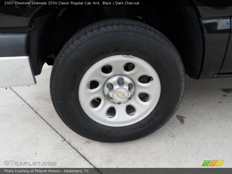 Black / Dark Charcoal 2007 Chevrolet Silverado 1500 Classic Regular Cab 4x4