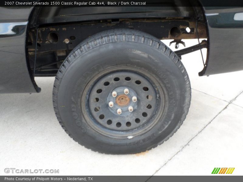 Black / Dark Charcoal 2007 Chevrolet Silverado 1500 Classic Regular Cab 4x4