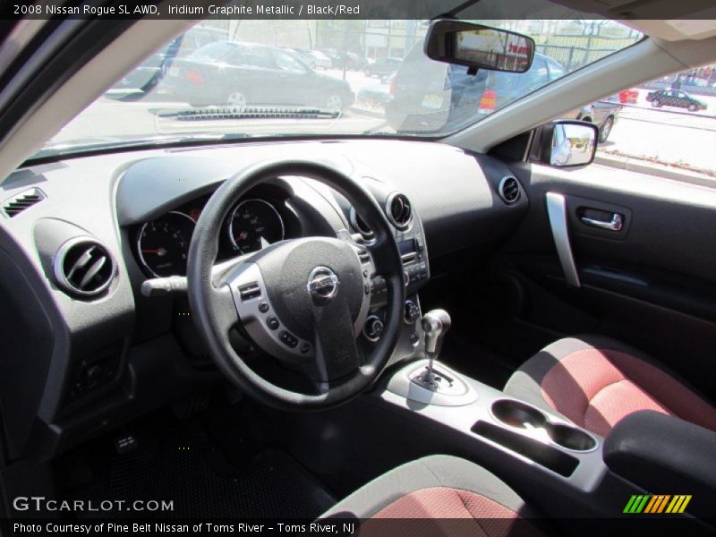 Iridium Graphite Metallic / Black/Red 2008 Nissan Rogue SL AWD